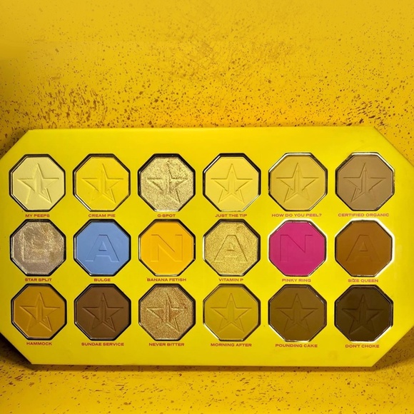 Jeffree Star Cosmetics Banana Fetish Artistry Makeup Eyeshadow Palette BRAND NEW - Picture 16 of 16